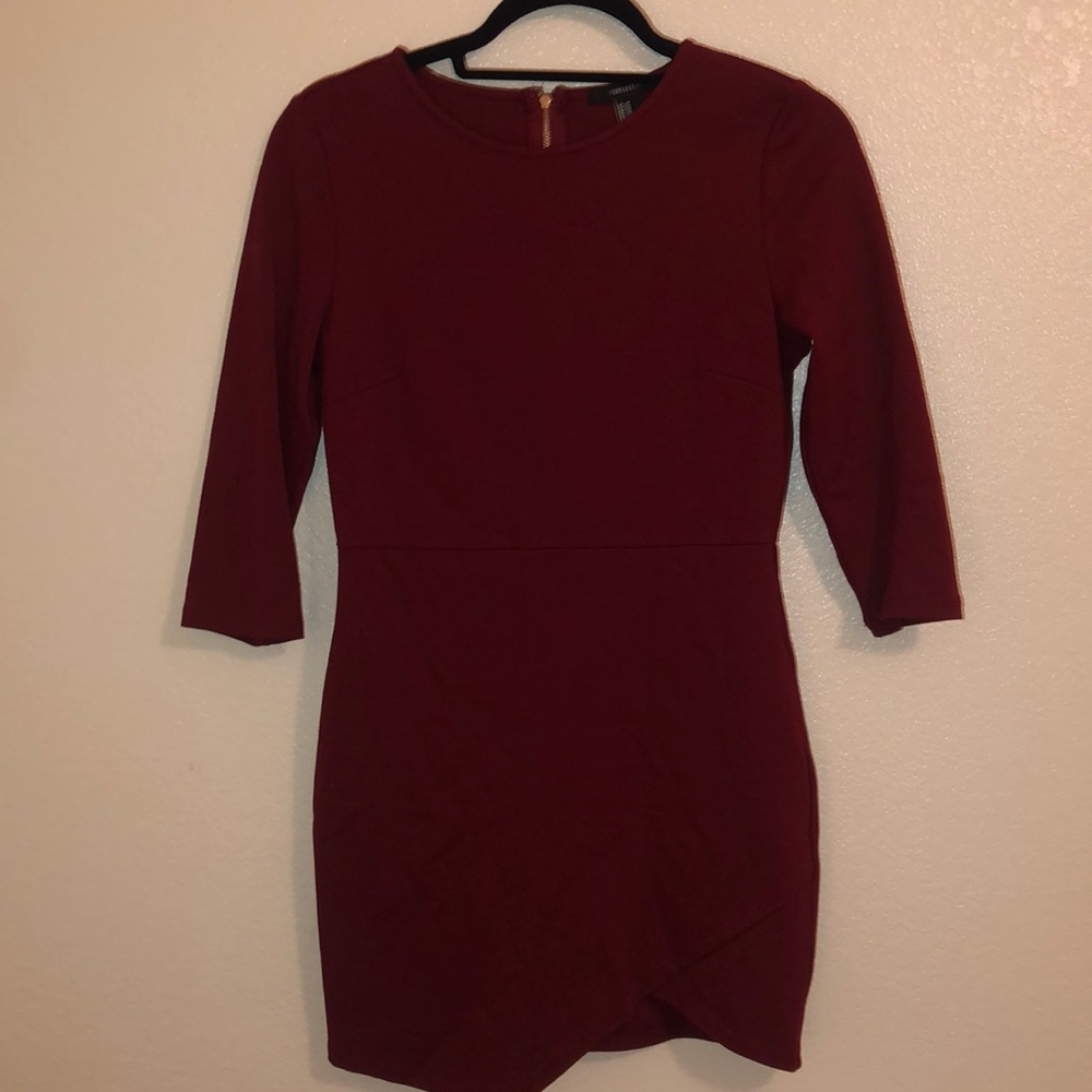 Short 3/4 sleeve holiday dress